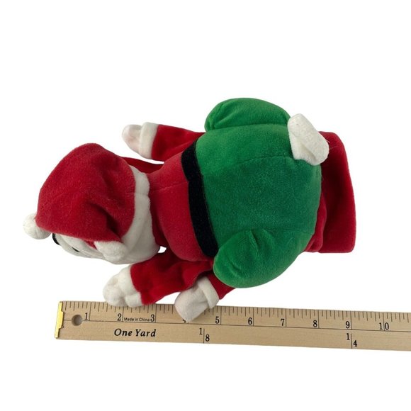 Plush Creations Polar Bear Hand Puppet Christmas Santa Costume Stuffed Toy - Picture 5 of 6